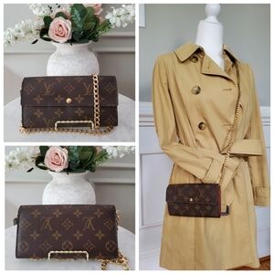 Louis Vuitton Monogram Sarah Wallet and Minibag